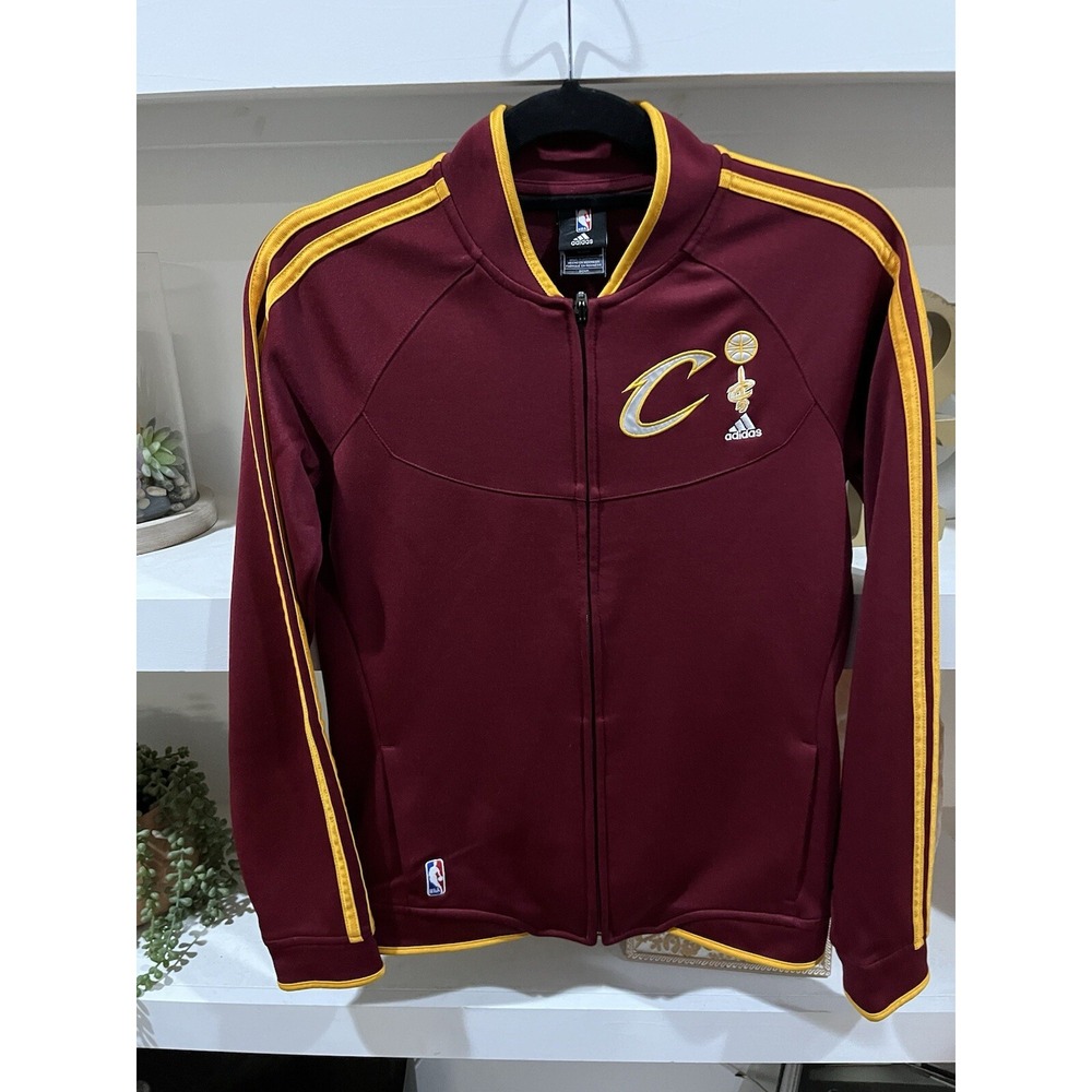 Adidas Jacket‎ Womens Small Maroon Cleveland Cavaliers NBA Champions Track